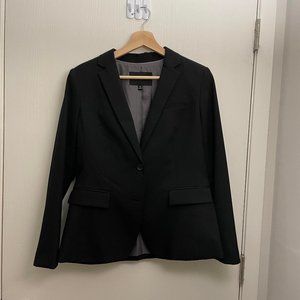 Banana Republic Women Blazer - Black size 4P